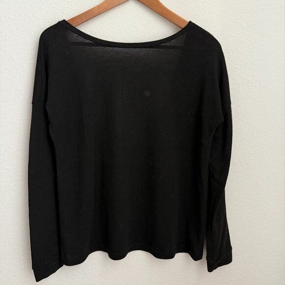 Lulus Afternoon Daydream Black Backless Sweater - Size S - Picture 3 of 5